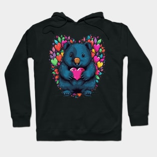 Wombat Valentine Day Hoodie